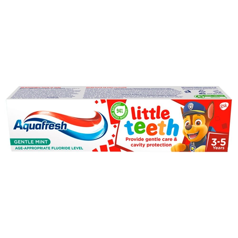 Aquafresh Aquafresh Little Teeth, pasta d/zeb,z fluor.,Psi Patrol,50ml