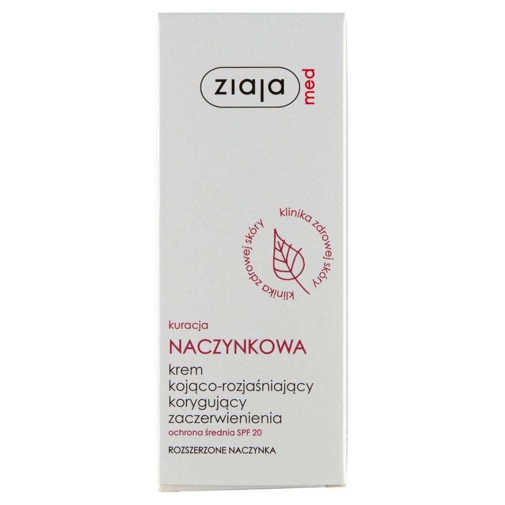 ZIAJA Ziaja Med Naczynkowa, krem korygujący zaczerwienienia, SPF20, 50 ml