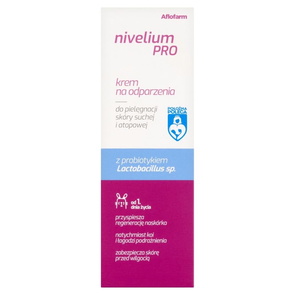 NIVELIUM Nivelium Pro, krem, na odparzenia, skóra sucha i atopowa, 100 g — Składniki i ocena