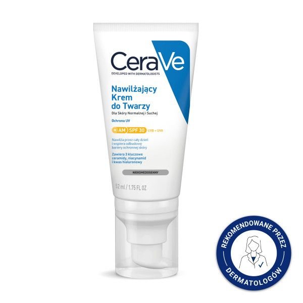 Nieznana CeraVe, krem do twarzy nawilżający, SPF 30, 52 ml