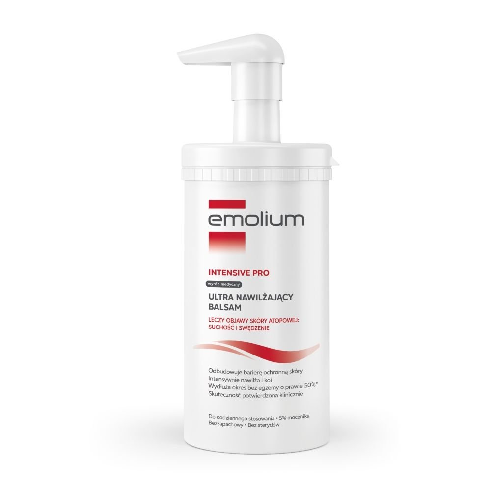 Emolium Emolium Intensive Pro, balsam,ultra nawilzajacy, 500 g — Składniki i ocena