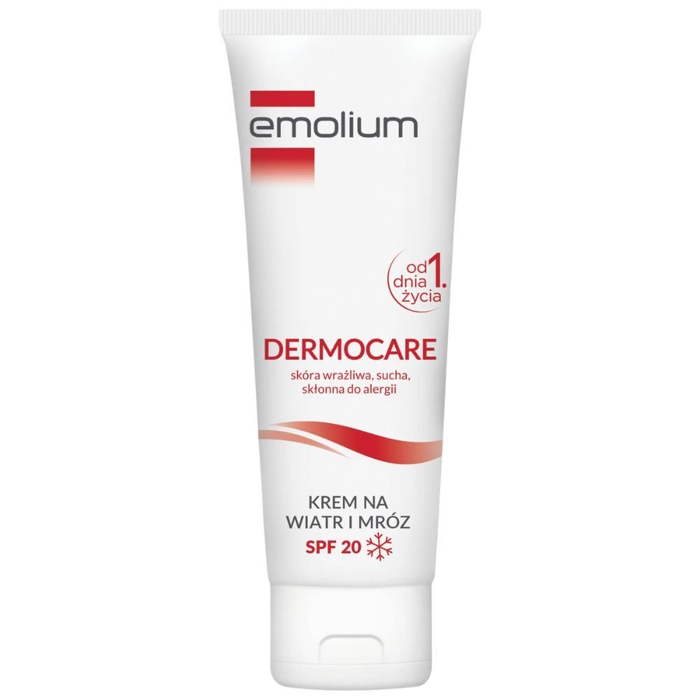 Emolium Emolium Dermocare, krem na wiatr i mróz, od 1 dnia życia, SPF 20, 75 ml