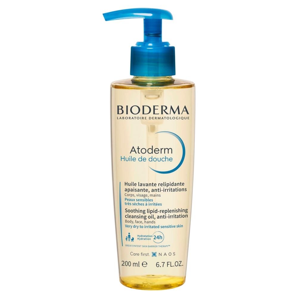 BIODERMA Bioderma Atoderm, nawilżający olejek, do kąpieli, pod prysznic, 200 ml — Składniki i ocena
