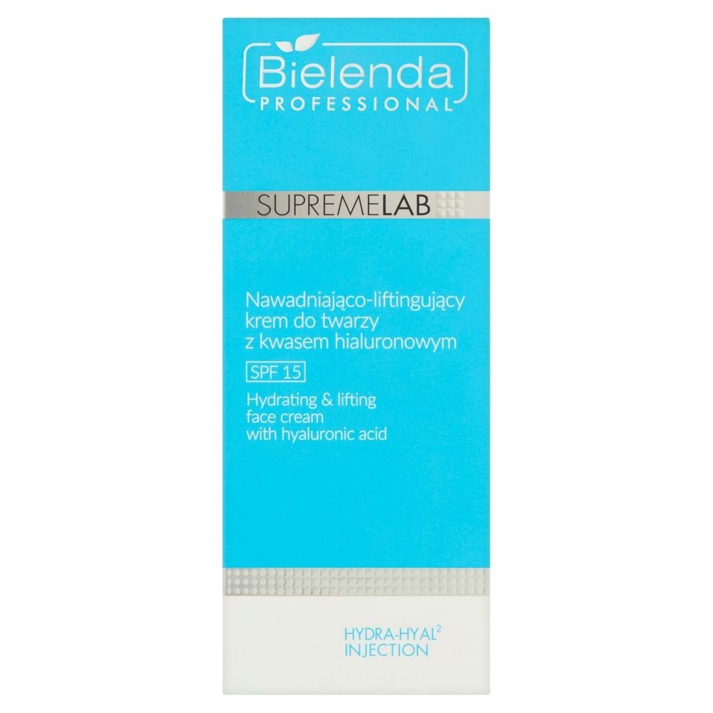 Bielenda Professional Bielenda Professional SupremeLab, Nawadniająco-liftingujący krem z kwasem hialuronowym, 50 ml — Składniki i ocena