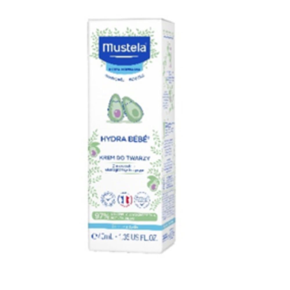 MUSTELA Mustela Hydra Bébé®, krem do twarzy z awokado, 40 ml