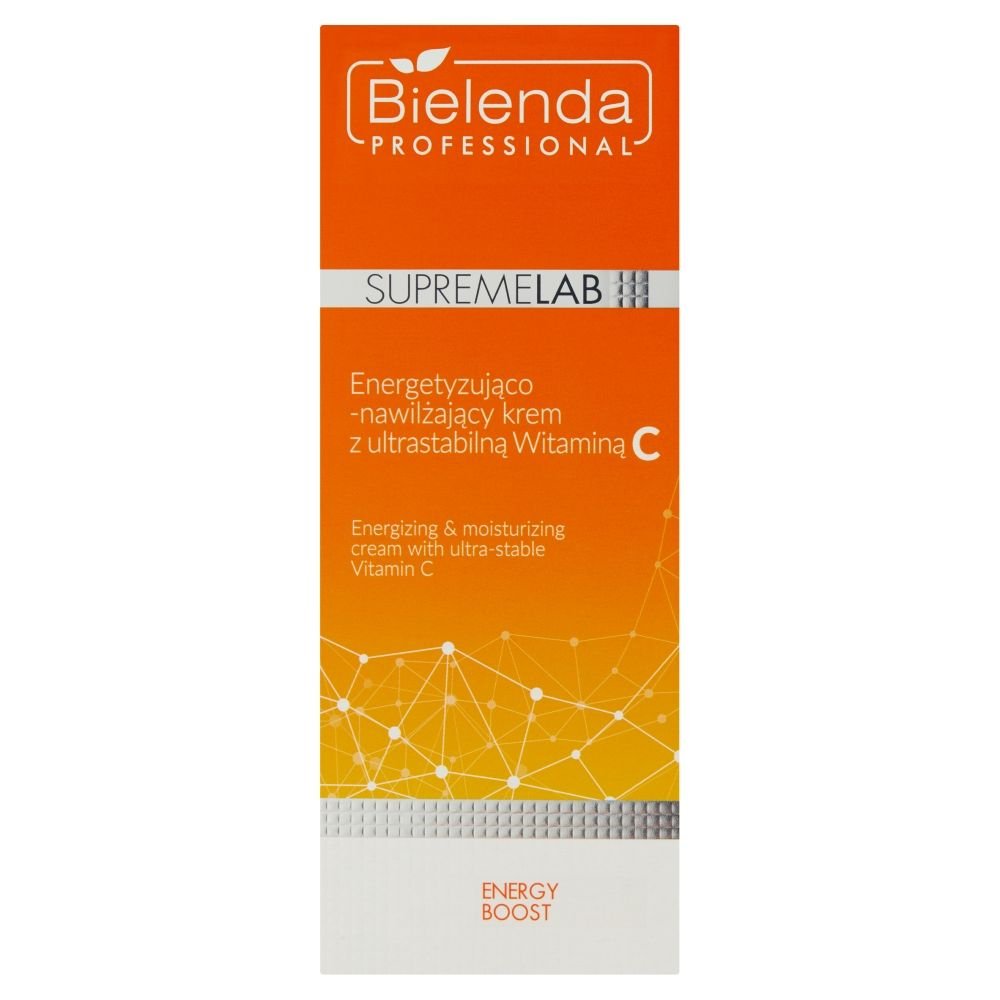 Bielenda Professional Bielenda Professional SupremeLab, Energetyzująco-nawilżający krem z ultrastabilną witaminą C, 50 ml