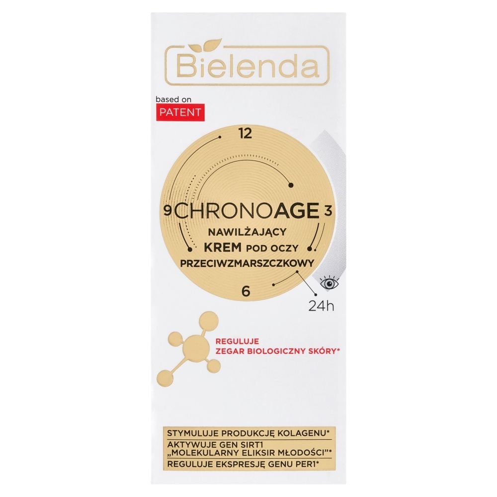 Bielenda Bielenda Chrono Age, Nawilżający krem pod oczy przeciwzmarszczkowy, 15 ml