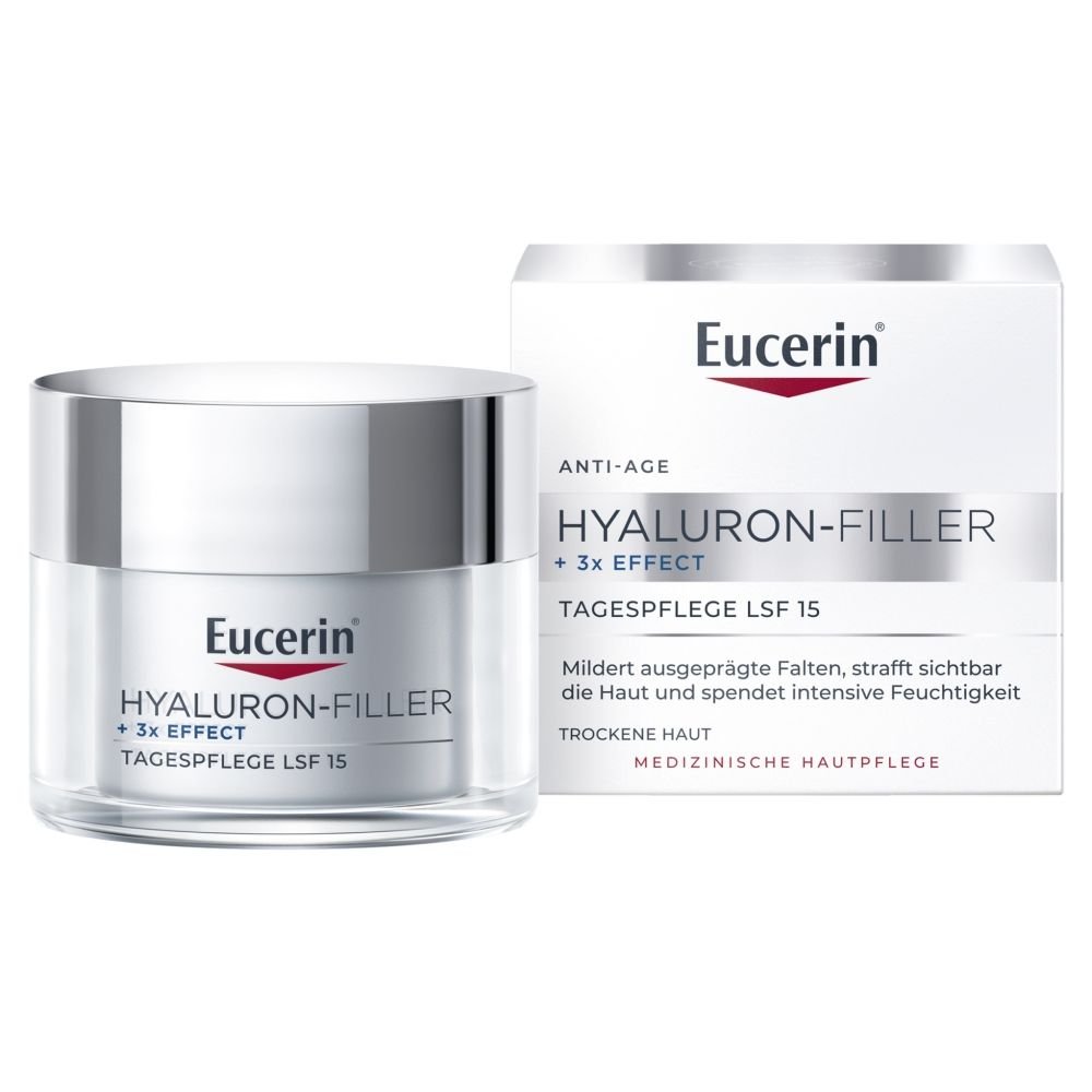 EUCERIN Eucerin Hyaluron Filler+3x Effect, krem,n/dz,SPF15,s.su,50ml