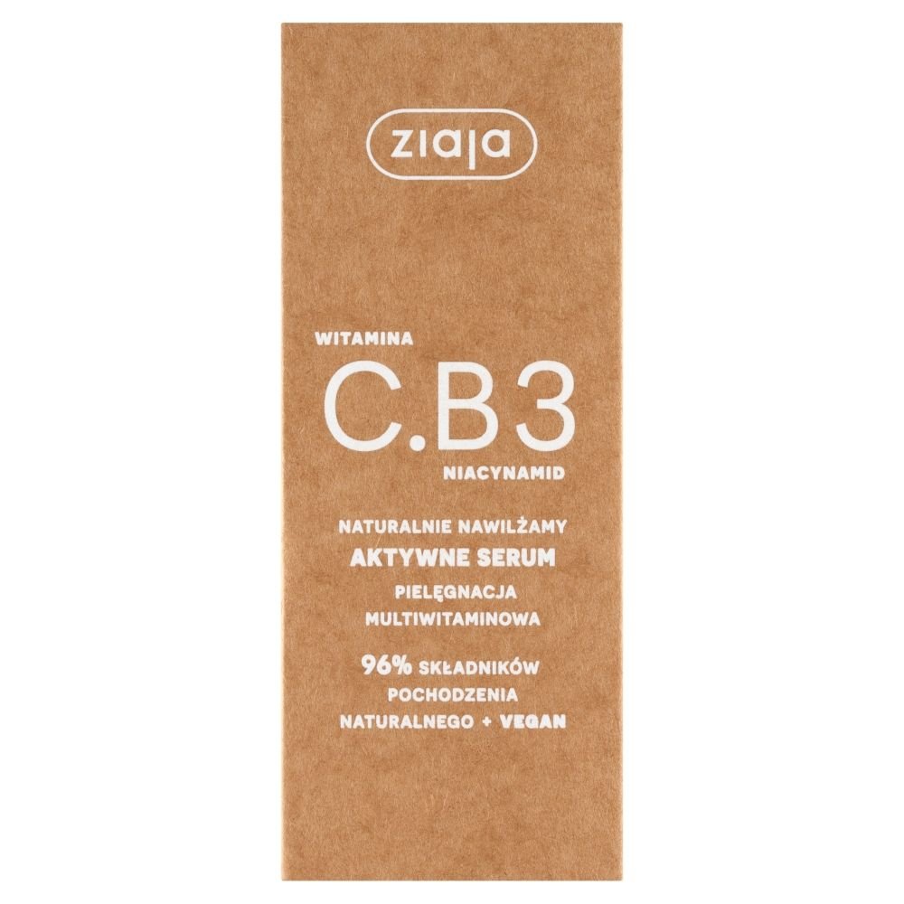 ZIAJA Ziaja Witamina C.B3 Niacynamid, aktywne serum, 30 ml — Składniki i ocena