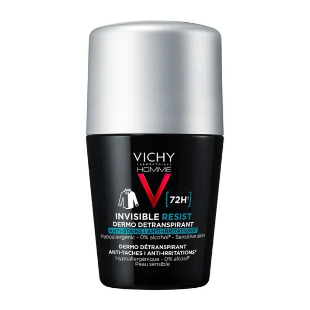 VICHY Vichy Homme, Invisible Resist 72 h, antyperspirant, 50ml — Składniki i ocena