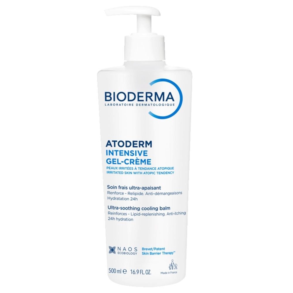 BIODERMA Bioderma Atoderm Intensive gel-creme, nawilżający balsam kojący,500ml — Składniki i ocena