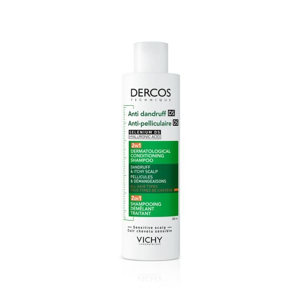 VICHY Vichy Dercos DS, szampon przeciwłupieżowy z odżywką, 2w1, 200ml