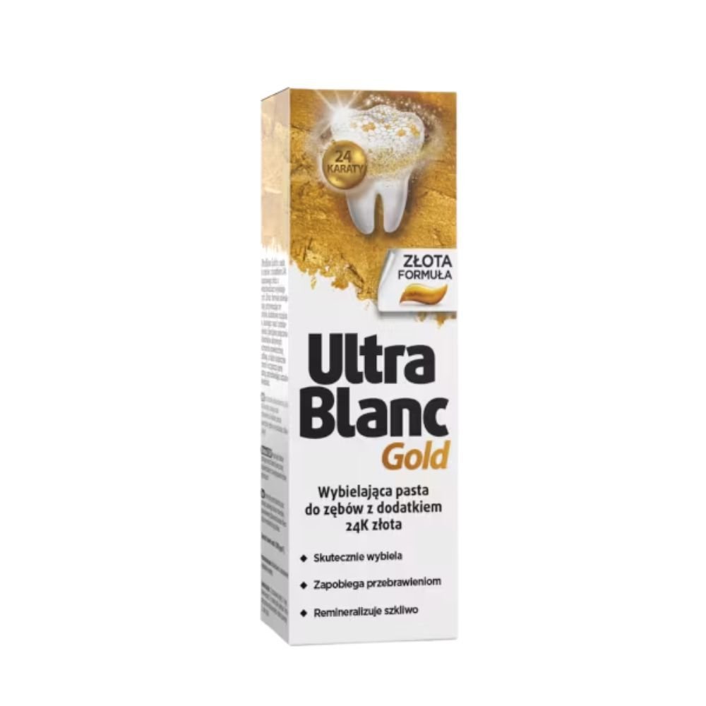 ULTRABLANC UltraBlanc Gold, pasta do zębów, wybiel.,sm.miętowy, 75 ml — Składniki i ocena