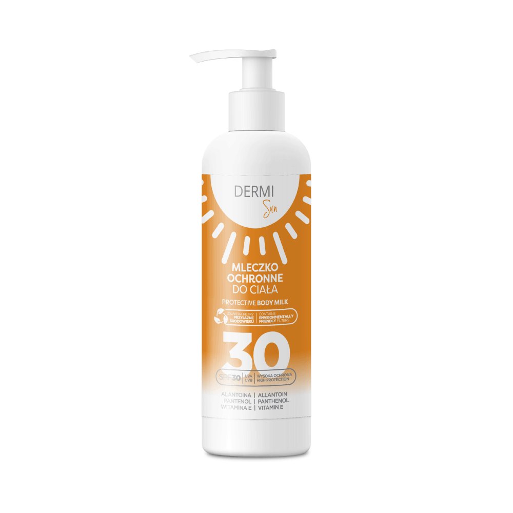 Nieznana DERMI Sun Mleczko ochronne do ciała SPF 30, 150 ml — Składniki i ocena