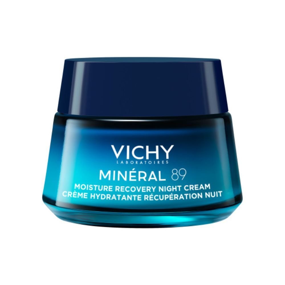 VICHY Vichy Mineral 89, krem nawilżająco-regenerujący z melatoniną na noc, 50 ml