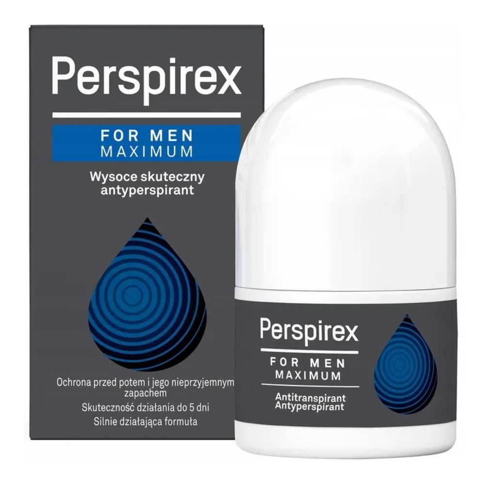 Perspirex Perspirex for Men Maximum, antyperspirant dla mężczyzn, 20 ml — Składniki i ocena