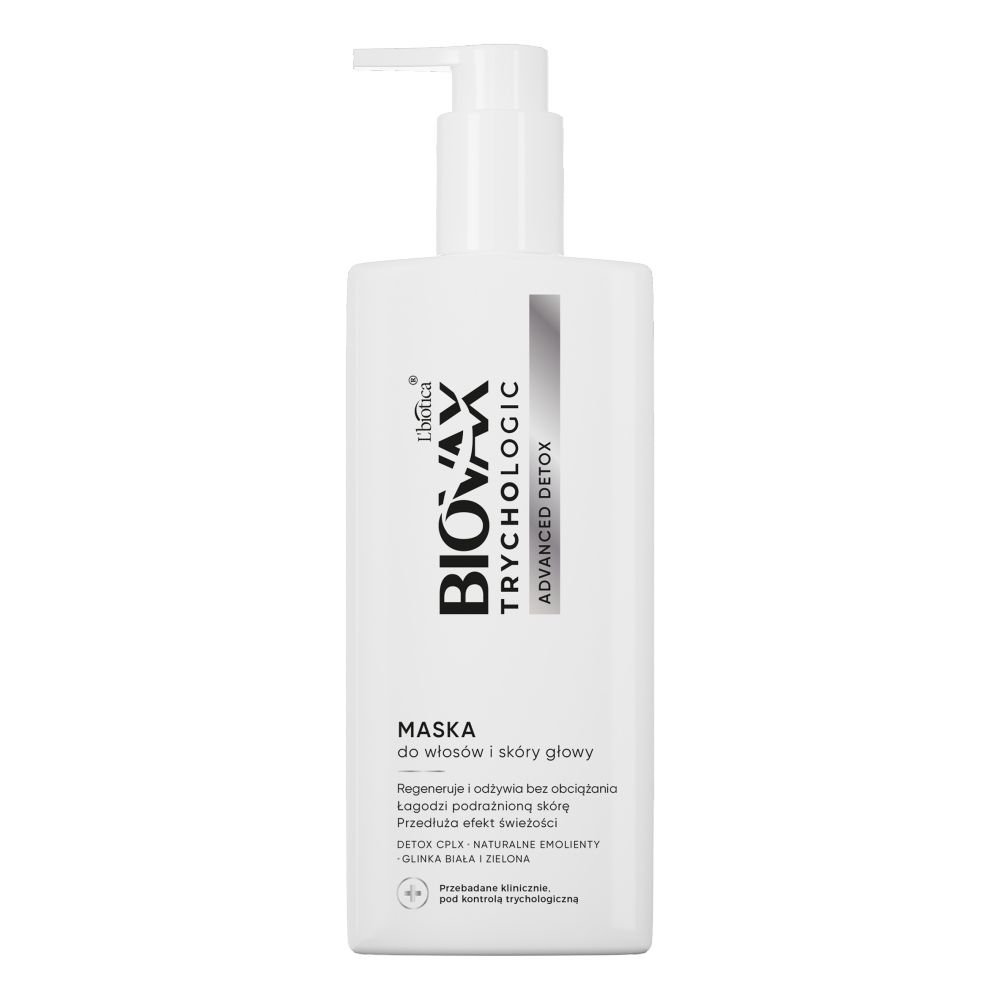 BIOVAX Biovax Trychologic maska Advanced Detox, 200 ml — Składniki i ocena