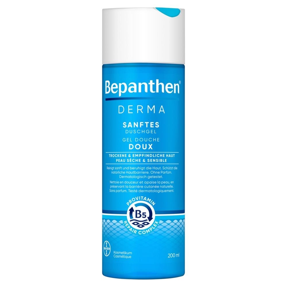 Bepanthen Bepanthen Derma, żel,do mycia ciała,sk.sucha i wraż., 200ml — Składniki i ocena