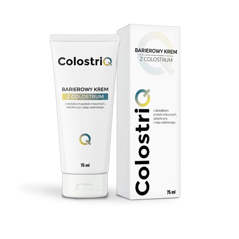 Nieznana ColostriQ, krem, barierowy, z colostrum, 75 ml
