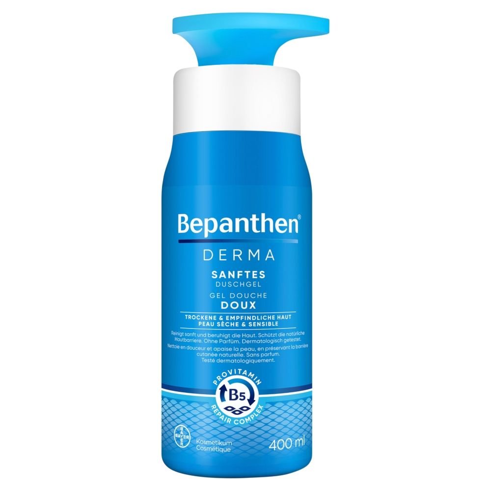 Bepanthen Bepanthen Derma, żel,do mycia ciała,sk.sucha i wrażl., 400ml — Składniki i ocena