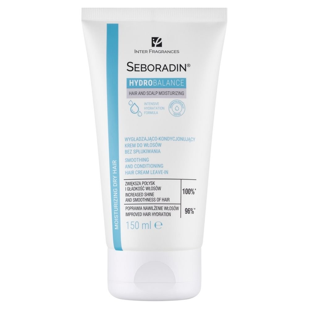 SEBORADIN Seboradin Hydro Balance, krem,do włos.,wygł,.b/spłuk,150ml — Składniki i ocena