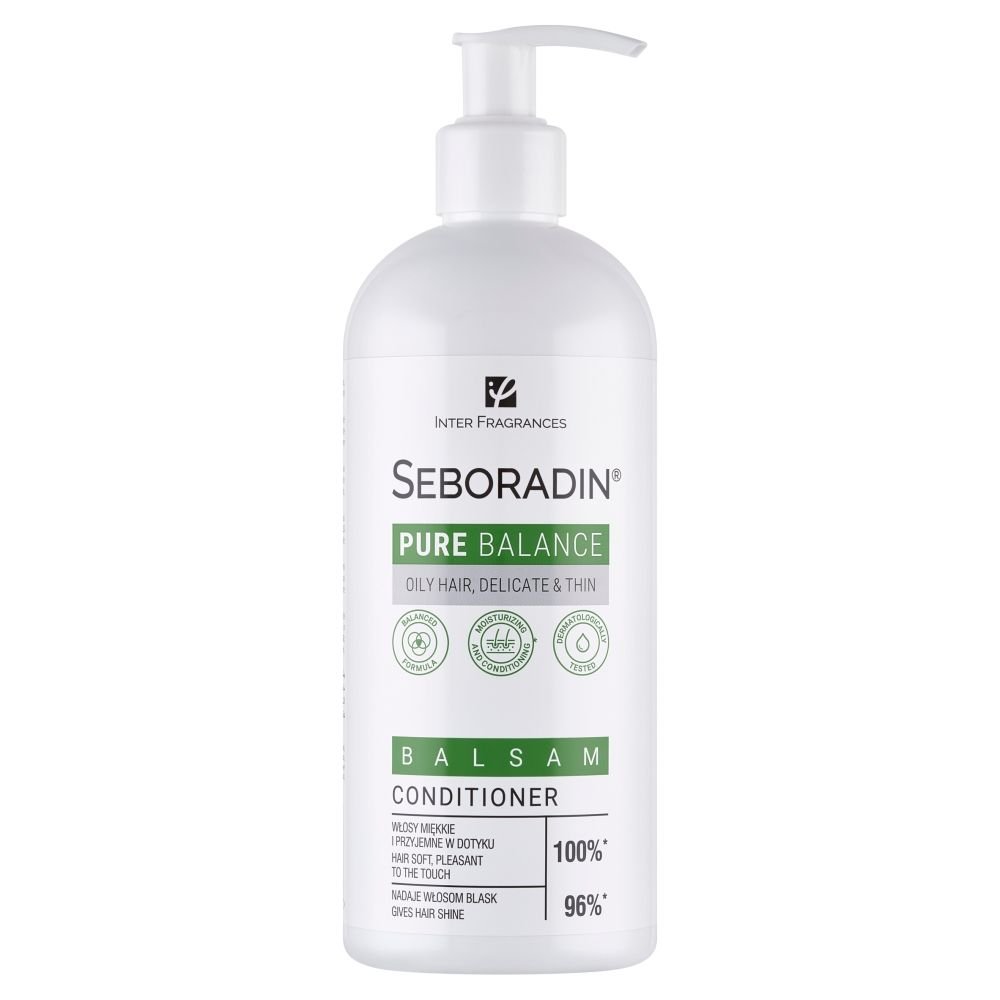 SEBORADIN Seboradin Pure Balance, balsam, do włosów, 400 ml