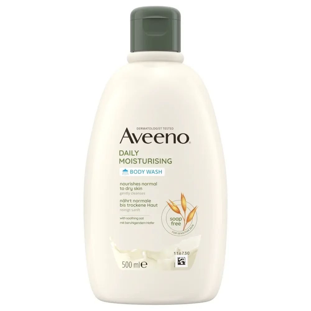 Aveeno Aveeno Daily Moisturising, żel, nawilż.,d/mycia ciała, 500ml — Składniki i ocena