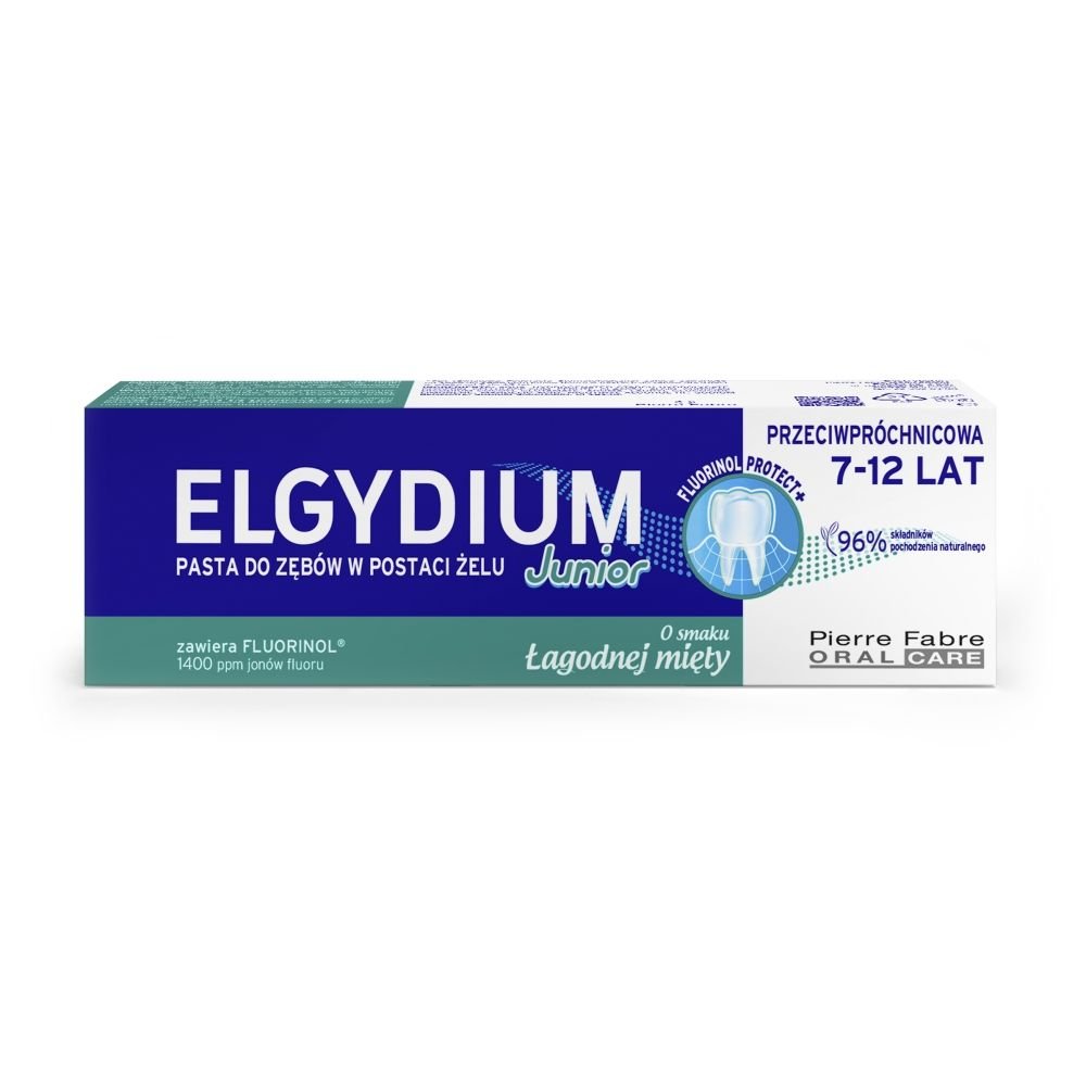 Elgydium Elgydium Junior, pasta d/zęb,łagodna mięta, 50 ml