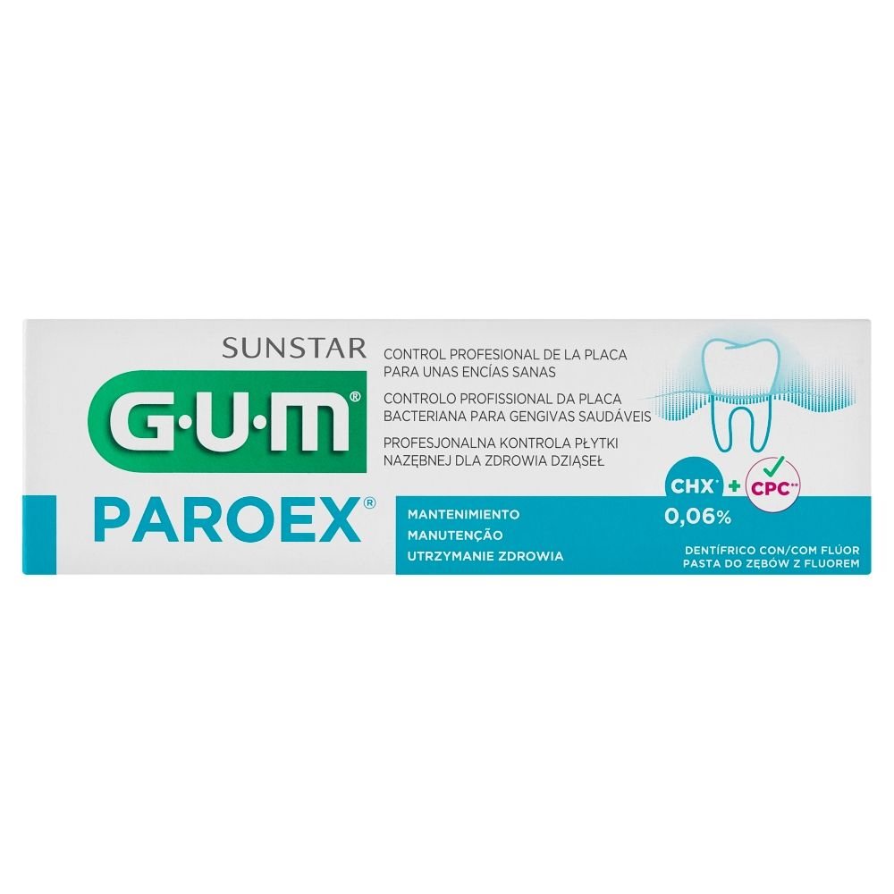 GUM Gum Paroex 0.06%, pasta do zębów, 75ml — Składniki i ocena