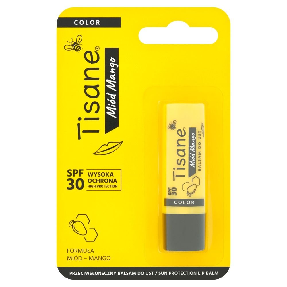 Tisane Tisane Color Miód Mango,balsam, d/ust,p/słonecz.,SPF30,5,1g — Składniki i ocena