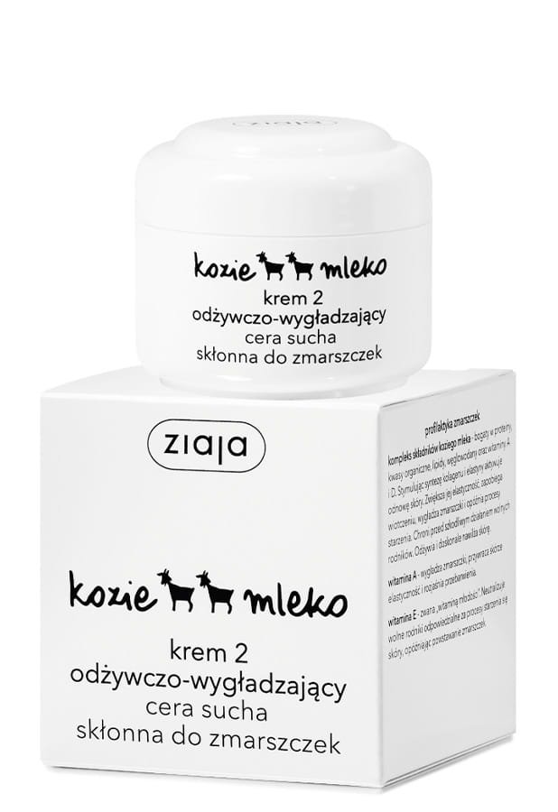 Nieznana Kozie Mleko krem nr 2 odżywczo-wygładzający 50ml — Składniki i ocena