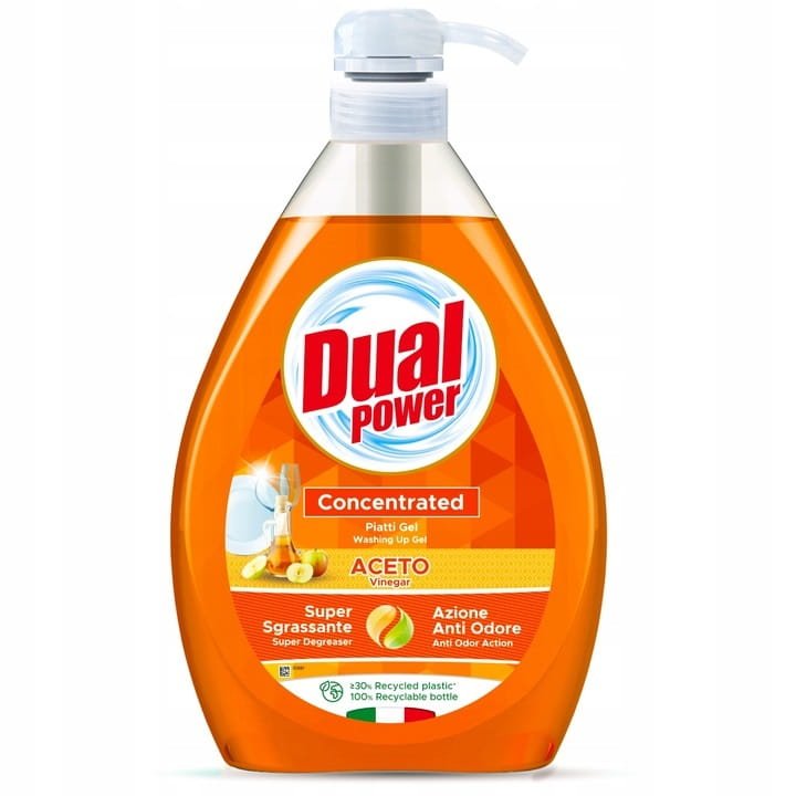 Dual Dual Power Aceto 1 L – włoski płyn do mycia naczyń z octem — Składniki i ocena