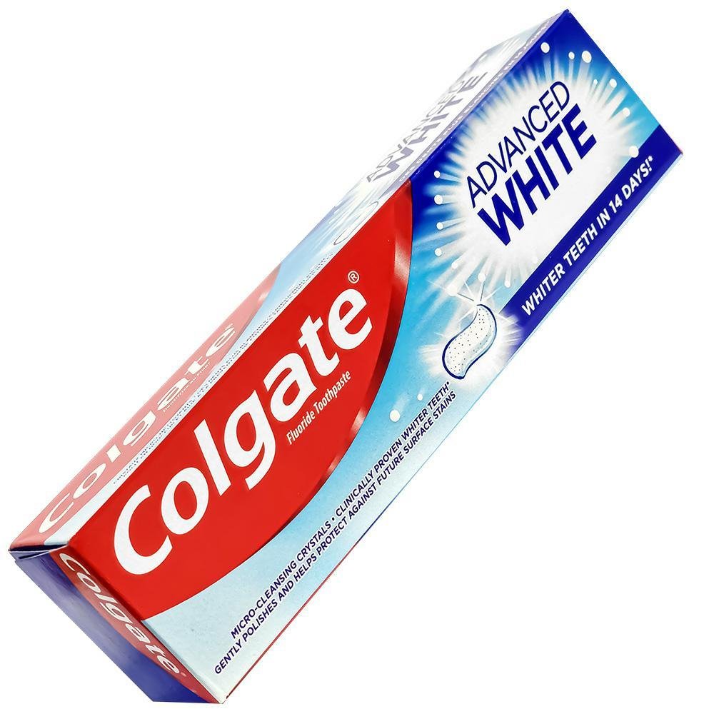 Colgate Colgate Advanced White 100 ml pasta wybielająca skuteczna ochrona szkliwa — Składniki i ocena