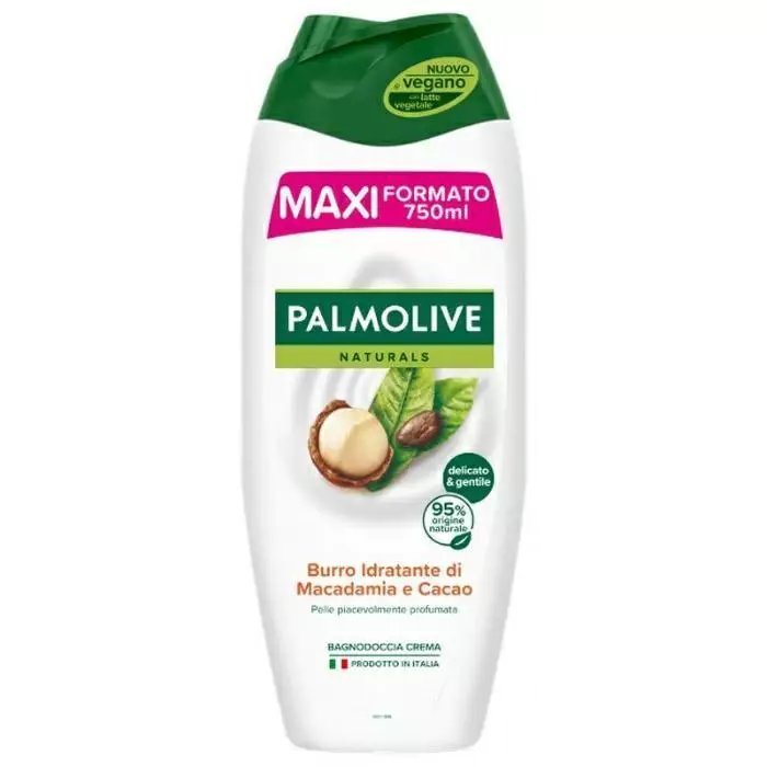 Palmolive Kremowy płyn do kąpieli i pod prysznic Palmolive Naturals Masło Makadamia i Kakao – Maxi (750 ml) — Składniki i ocena