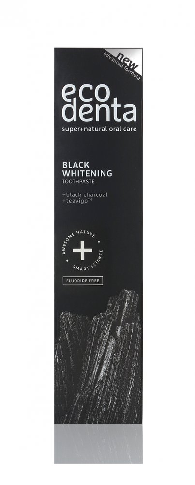 Ecodenta Ecodenta Extra Black czarna pasta do zębów wybielająca z węglem drzewnym 100ml — Składniki i ocena
