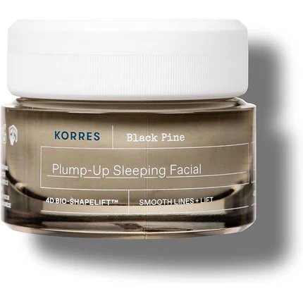 KORRES Korres Black Pine Plump-Up Sleeping Facial - Ujędrniający krem-maska na noc 40ml
