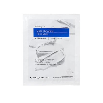 KORRES Korres Greek Yoghurt Deep Hydrating Face Mask - Nawilżająca maska w płacie — Składniki i ocena