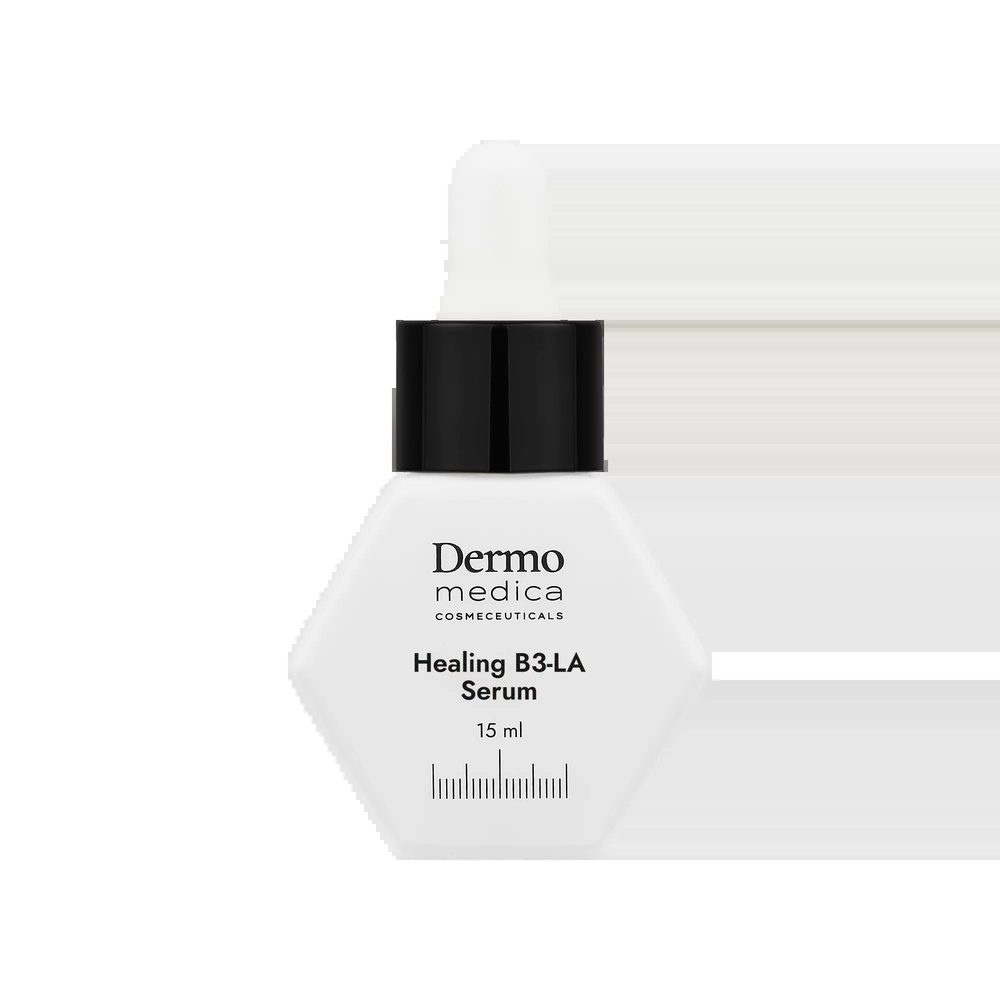 Dermomedica Dermomedica Healing B3-LA Serum - Regenerujące serum z witaminą B3 i kwasem linolowym (omega-6) 15ml — Składniki i ocena