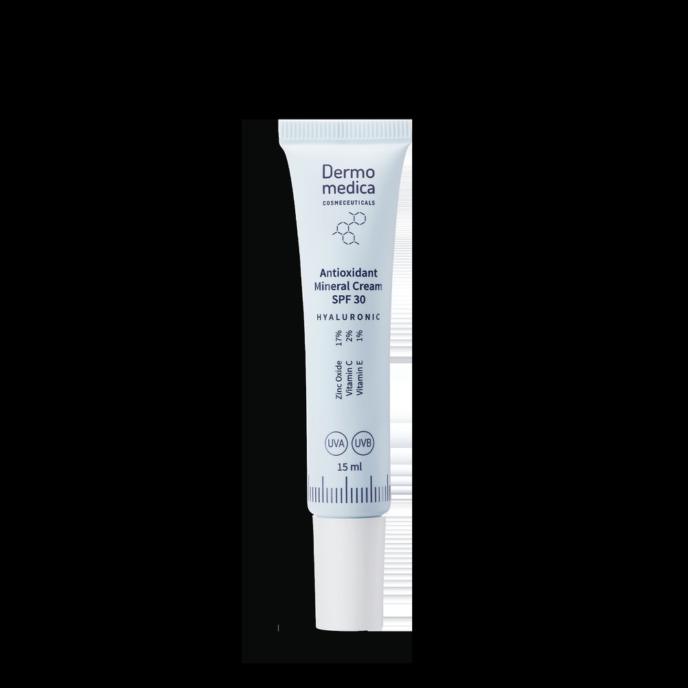 Dermomedica Dermomedica Antioxidant Mineral Cream SPF 30 - Antyoksydacyjny krem z filtrem i witaminą C+E 15ml