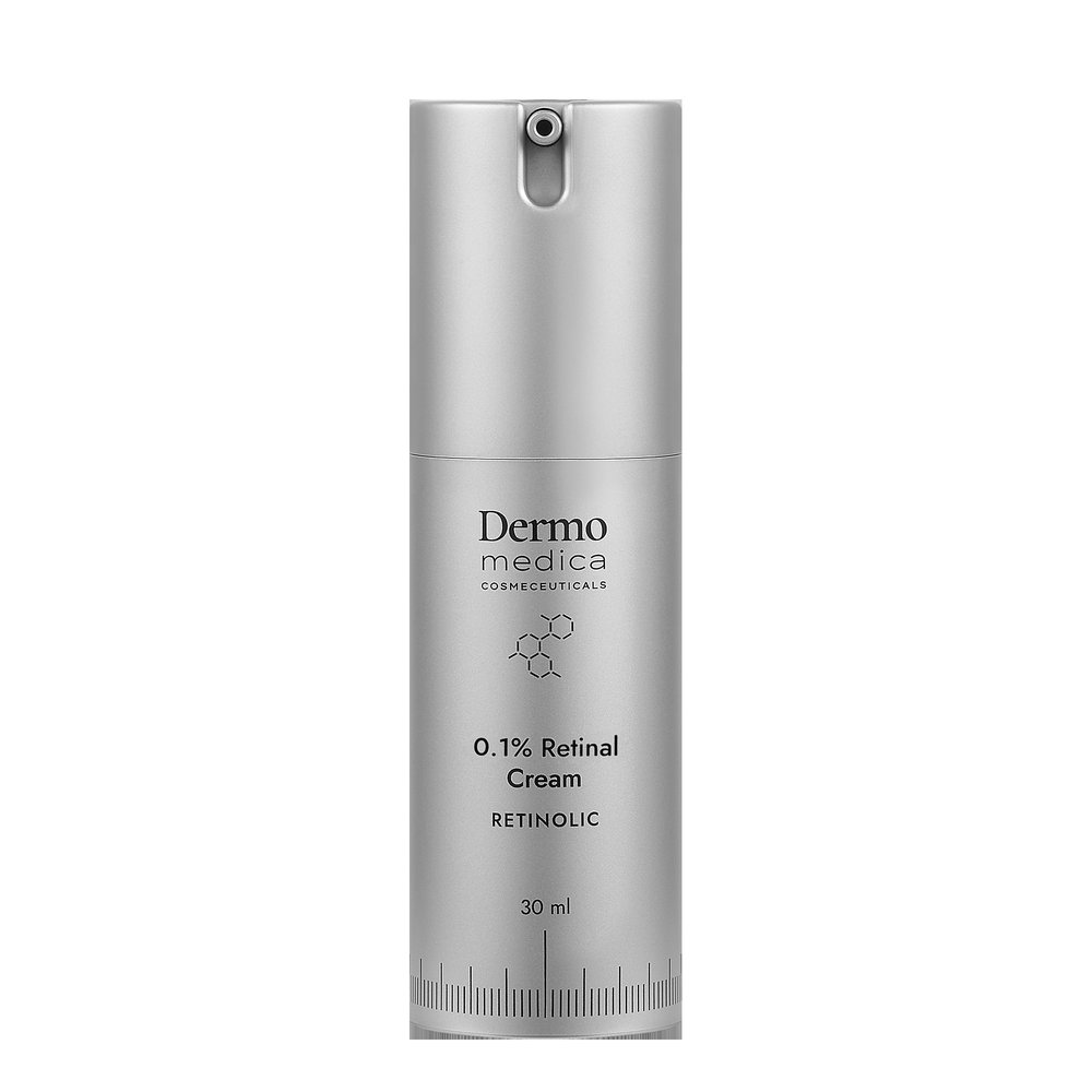 Dermomedica Dermomedica 0.1% Retinal Cream - Krem z retinalem, bakuchiolem, kwasem traneksamowym i niacynamidem 30ml — Składniki i ocena