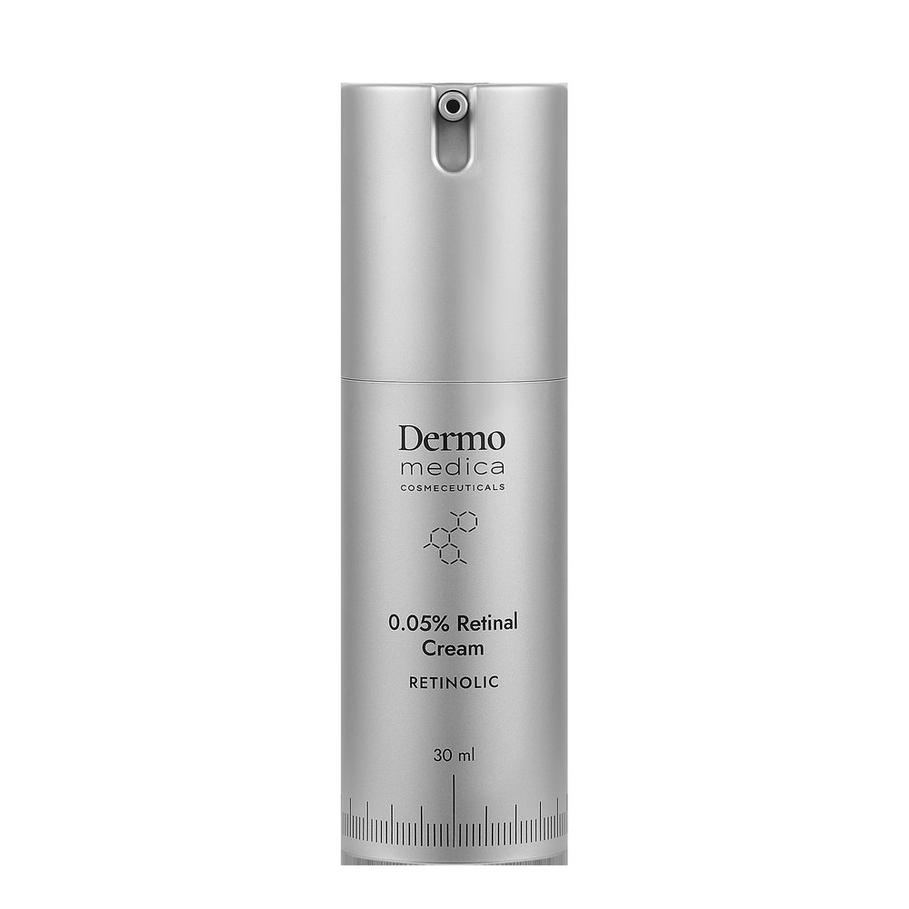 Dermomedica Dermomedica 0.05% Retinal Cream - Krem z retinalem, bakuchiolem, kwasem traneksamowym i niacynamidem 30ml