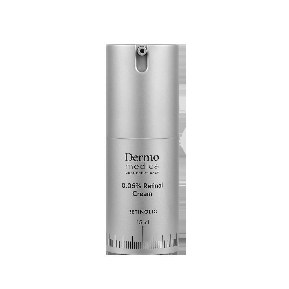 Dermomedica Dermomedica 0.05% Retinal Cream - Krem z retinalem, bakuchiolem, kwasem traneksamowym i niacynamidem 15ml