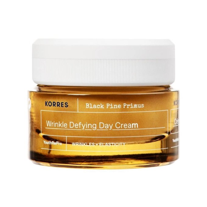 KORRES Korres Black Pine Primus Wrinkle Defying Day Cream - Przeciwzmarszczkowy krem na dzień 40ml — Składniki i ocena