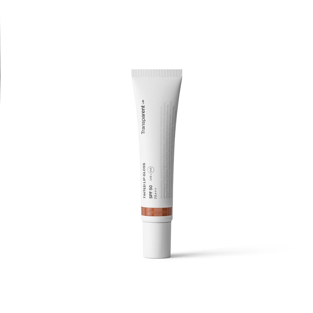 Transparent Lab Transparent Lab Lip Gloss Terracota SPF50 - Nawilżający balsam do ust z kolorem 15 ml
