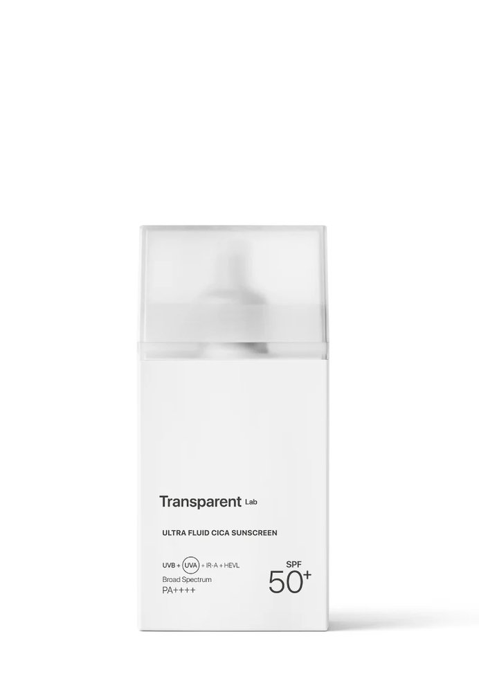 Transparent Lab Transparent Lab Ultra Fluid Cica Sunscreen – Regenerujący krem SPF 50 100 ml