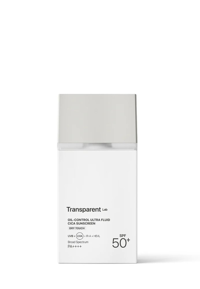 Transparent Lab Transparent Lab Oil Control Ultra Fluid Cica Sunscreen – Matujący krem SPF 50 100ml