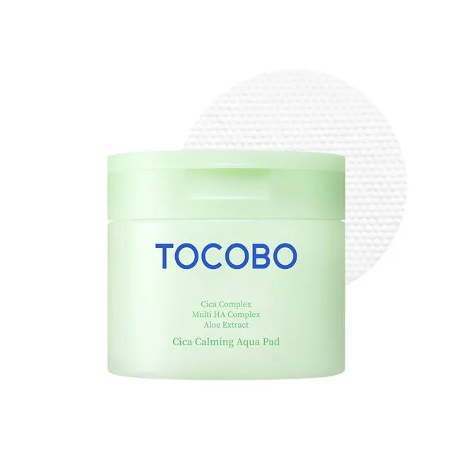 TOCOBO TOCOBO Cica Calming Aqua Pad - Kojące płatki tonizujące do twarzy 160ml/60szt