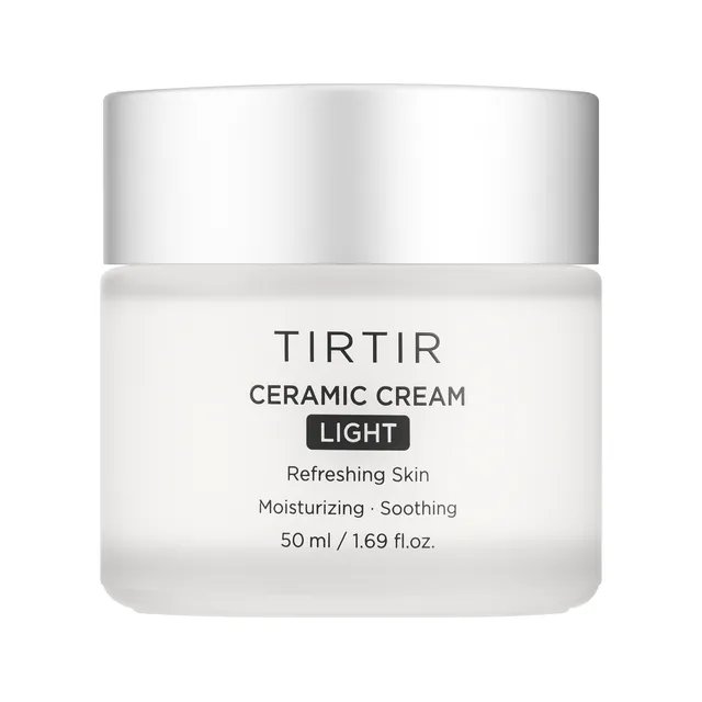 TIRTIR TIRTIR Ceramic Cream Light - Nawilżający krem z ceramidami do twarzy lekka konsystencja 50ml