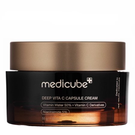 Medicube Medicube Deep Vit C Capsule Cream - Rozjaśniająco-ujędrniający krem do twarzy 55g